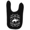 time in the saddle is never wasted Baby Bibs