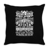 our camping rules Throw Pillow