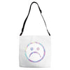 halographic sad boys Adjustable Strap Totes