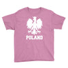 poland polska polish football flag new Youth Tee