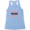 Feminism Means Equality Racerback Tank