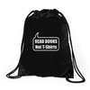 read books not t shirts (2) Drawstring Bags