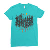 be alone Ladies Fitted T-Shirt