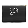 cheshire cat alice in wonderland funny Accessory Pouches