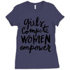 girls compete, women empower Ladies Fitted T-Shirt
