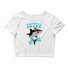 Grandpa Shark -Shark Do Do Do Crop Top