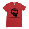 gold Ladies Fitted T-Shirt