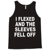 i flexed and the sleeves fell off Tank Top