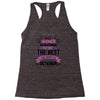 all women created equal but the best born in October Racerback Tank