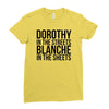 dorothy in the street blanche in the sheets Ladies Fitted T-Shirt