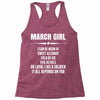 Super March Girl Racerback Tank