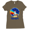 nasa space shuttle Ladies Fitted T-Shirt