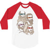 shh, the rat is our patron 3/4 Sleeve Shirt
