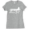 super corsair race 57 reno air racer decal f4u f2g air racing Ladies Fitted T-Shirt