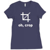 oh crop Ladies Fitted T-Shirt