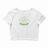 i'm not superstitious, but i am a little stitious Crop Top