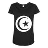 tunisia international support your country  sport flag sport Maternity Scoop Neck T-shirt