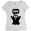 Ghost Boo Women's Triblend Scoop T-shirt