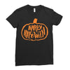 happy halloween 4 Ladies Fitted T-Shirt