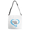 coming soon baby boy maternity design Adjustable Strap Totes