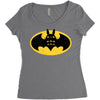 Totoro Batman Parody Women's Triblend Scoop T-shirt