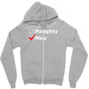 more nice than naughty Zipper Hoodie