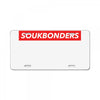 Soukbonders Hypebeast License Plate
