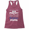 awesome poppa Racerback Tank