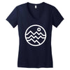 mountain bold (for dark) Women's V-Neck T-Shirt