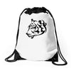 tribal tiger Drawstring Bags