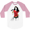 wonder woman 3/4 Sleeve Shirt