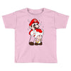 mario licking toad Toddler T-shirt