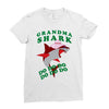 Grandma Shark -Shark Do Do Do Ladies Fitted T-Shirt