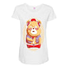 brown bear Maternity Scoop Neck T-shirt