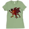 pug Ladies Fitted T-Shirt