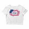 happy 4th of july Crop Top