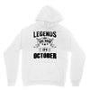 Legends Are Born In October Hoodie