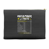 December Girl Facts Sagittarius Accessory Pouches
