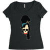 amy winehouse Women's Triblend Scoop T-shirt