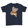 Pusheen the Cat Muscular with Donut Youth Tee