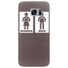 restroom sign sticker vinyl decal Samsung Galaxy S7 Edge