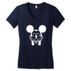 fresh fingers mickey mouse scoop Women's V-Neck T-Shirt