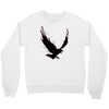 black raven with red eye Crewneck Sweatshirt