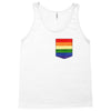 LGBT Pocket Rainbow Colors Tank Top
