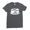 dj scratch men's Ladies Fitted T-Shirt