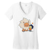 bffs (steven and lion) Women's V-Neck T-Shirt