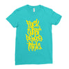 fuck what people think Ladies Fitted T-Shirt
