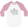 my t sharp barber shop 3/4 Sleeve Shirt
