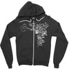 girl butterfly head Zipper Hoodie