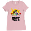 gamer gremlin stole pog Ladies Fitted T-Shirt